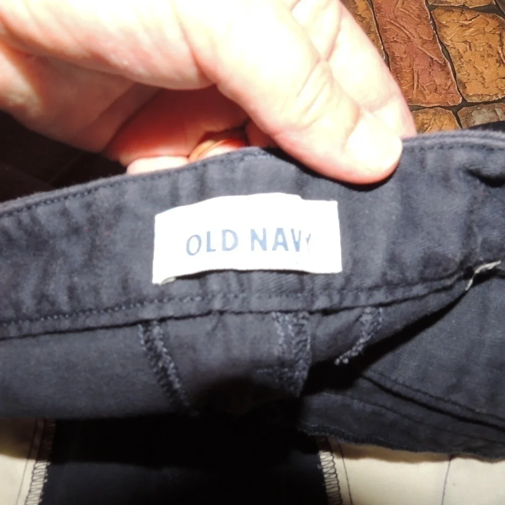 OLd Navy stretch extention shorts sz 12 black